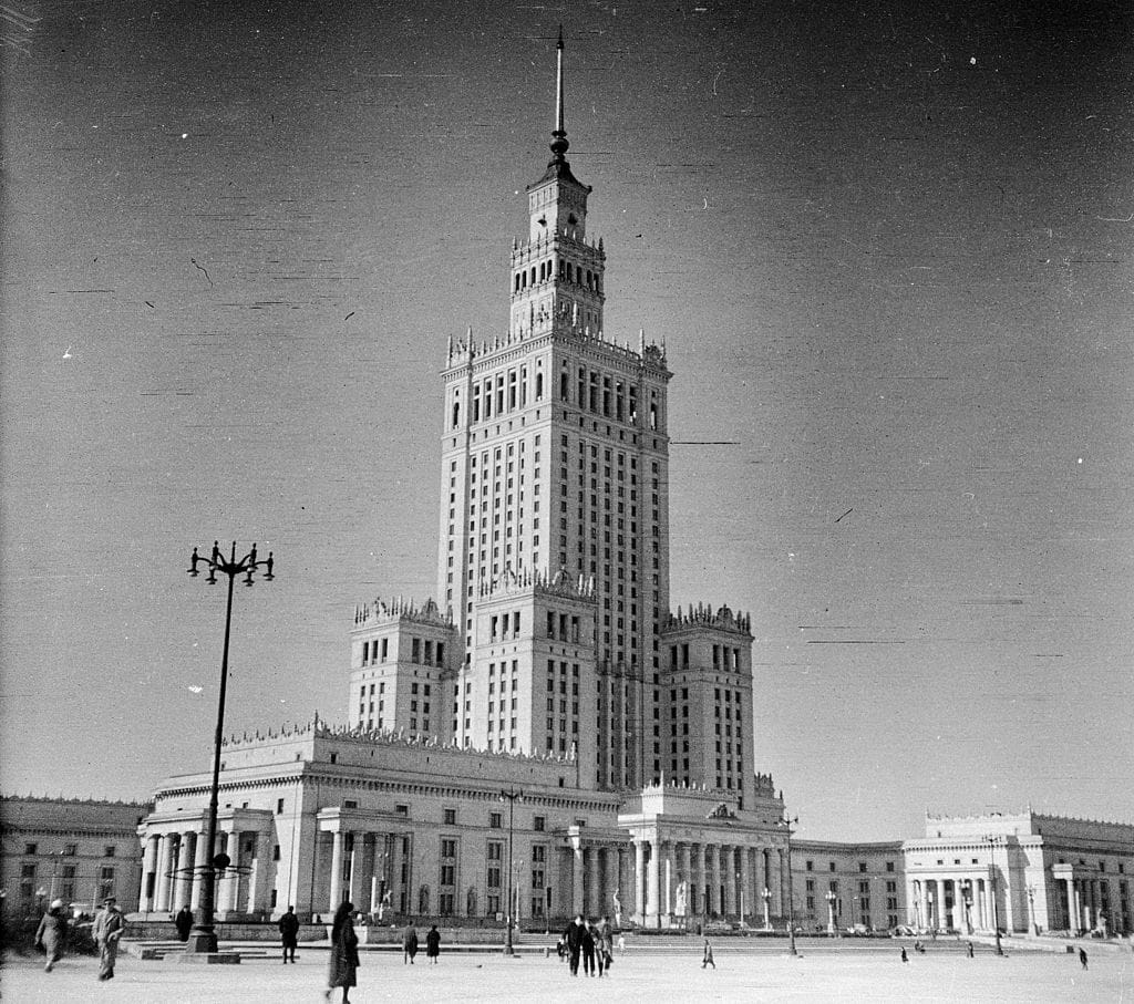 Pałac Kultury i Nauki, Warszawa, Polska. Ikona stalinowskiej architektury.