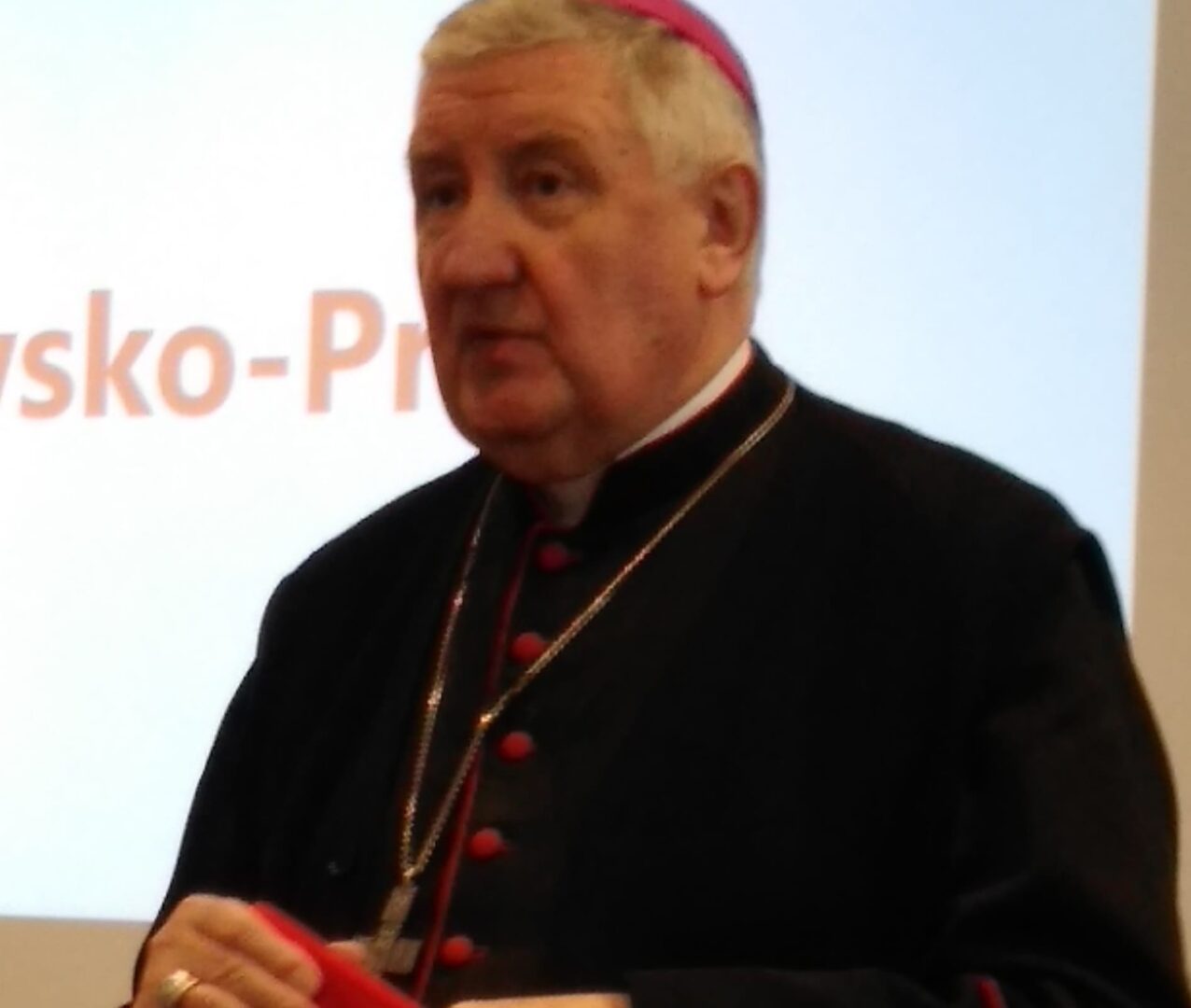 Bishop Tadeusz Wojda in clerical attire