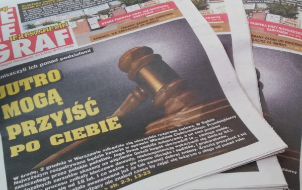 Egzemplarze gazety Nowy Telegraf Warszawski