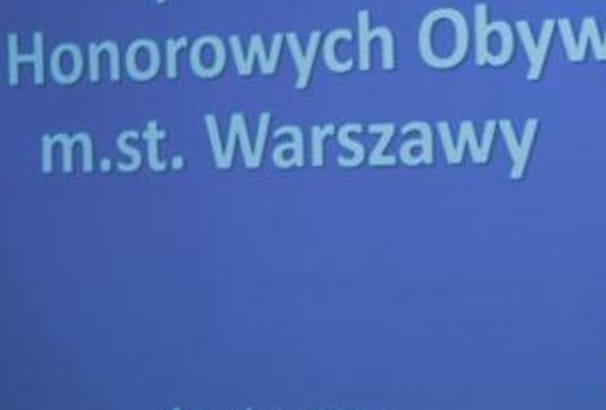 Honorowi Obywatele Warszawy