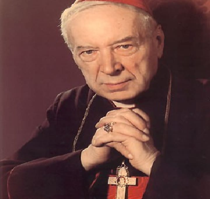 Cardinal Stefan Wyszyński, portrait in clerical garb