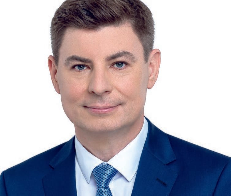 Portret Pawła Muchy, polskiego polityka