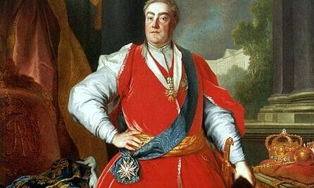 Portret króla Polski Stanisława II Augusta w królewskim stroju.