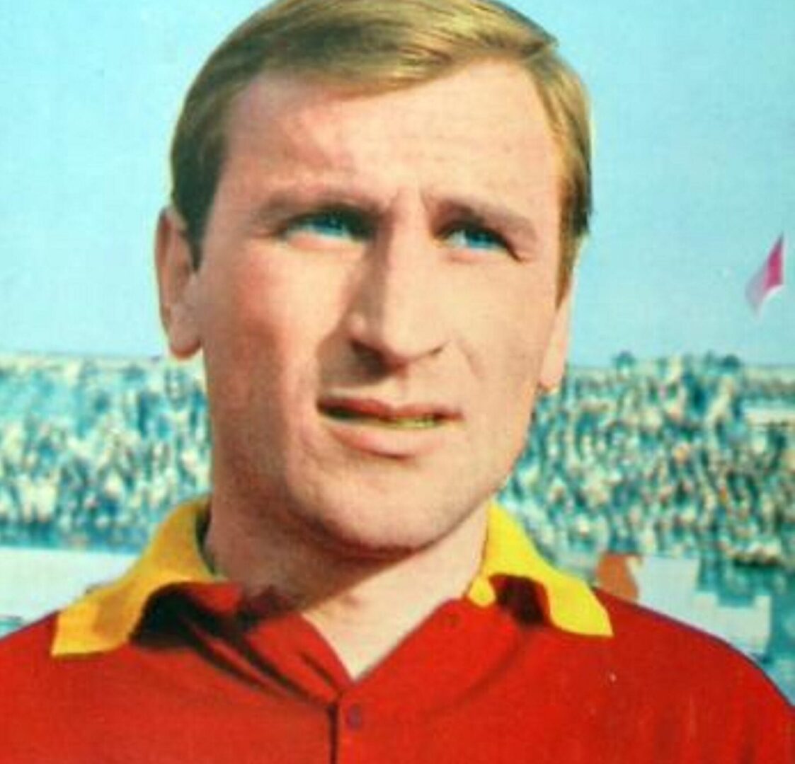 Portret Olega Błochina, legendarnego radzieckiego i ukraińskiego piłkarza