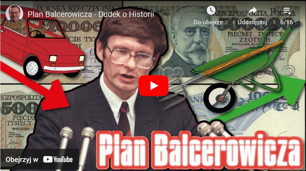Wyjaśniono plan Balcerowicza, przedstawiający fiata 126p, taczkę i polskie złote banknoty. „Plan Balcerowicza