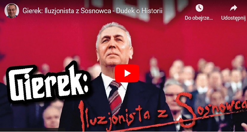 Edward Gierek, polski polityk, portret; Nakładka tytułowa „Gierek: Iluzjonista z Sosnowca”.