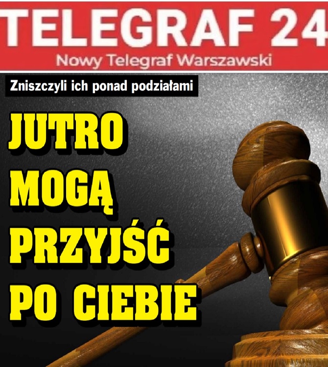 Młotek i SMS: Jutro mogą po ciebie przyjechać