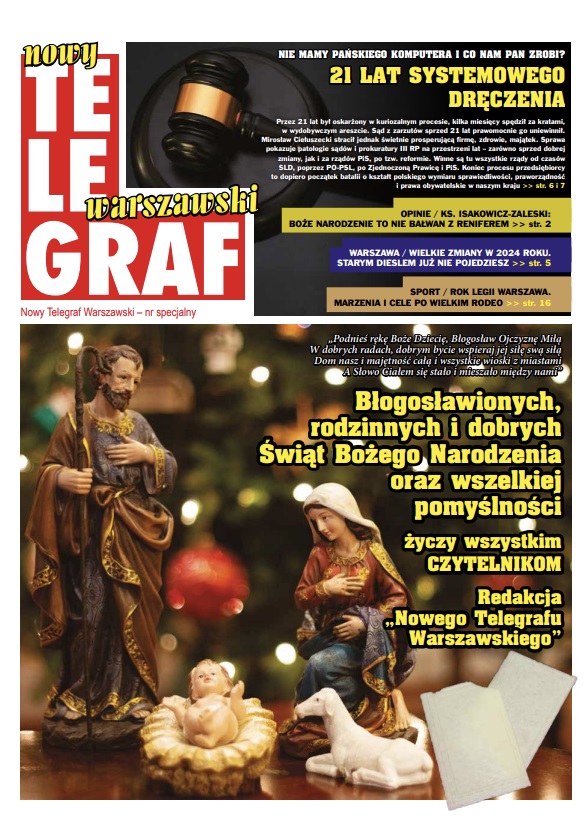 Szopka z Maryją, Józefem, Dzieciątkiem Jezus i Barankiem. Wesołych Świąt!