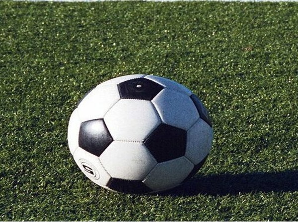 Piłka nożna na zielonej murawie