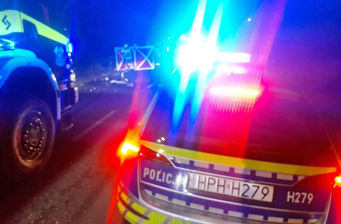 Wypadek w powiecie garwolińskim fot. policja, mat. pras.