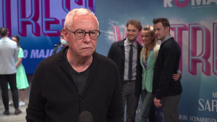 Reżyser Krzysztof Piesiewicz na premierze swojego nowego filmu „Retro